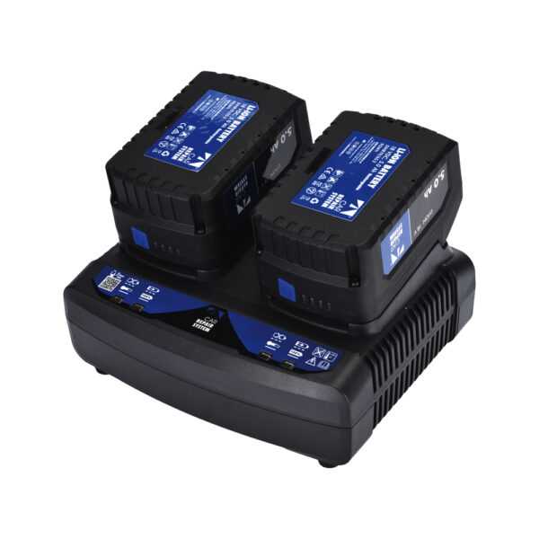 Ładowarka dwukanałowa szybka  18VDC 6.5 A